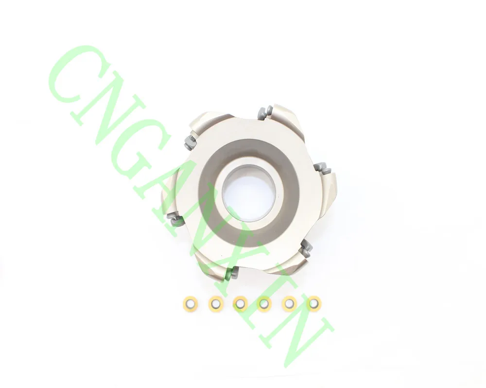 

New 1P EMR5R100-6T-32 6F lute Milling Cutter +6P RPMT1003MO DP5320