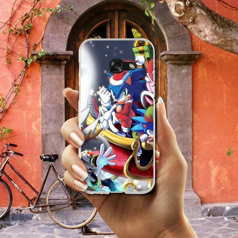 Мягкий ТПУ чехол Sonic The Ежик для телефона Samsung Galaxy S2 S3 S4 S5 Mini S6 S7 S8 S9 S10 Lite Edge Plus Note 4 5 8
