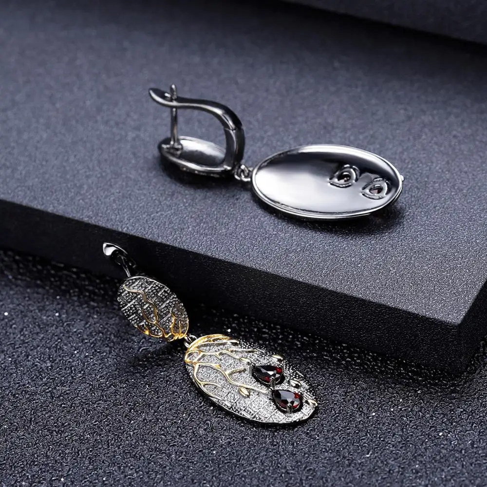GEM'S BALLET 0.60Ct натуральные серьги из аметиста 925 стерлингового серебра ручной