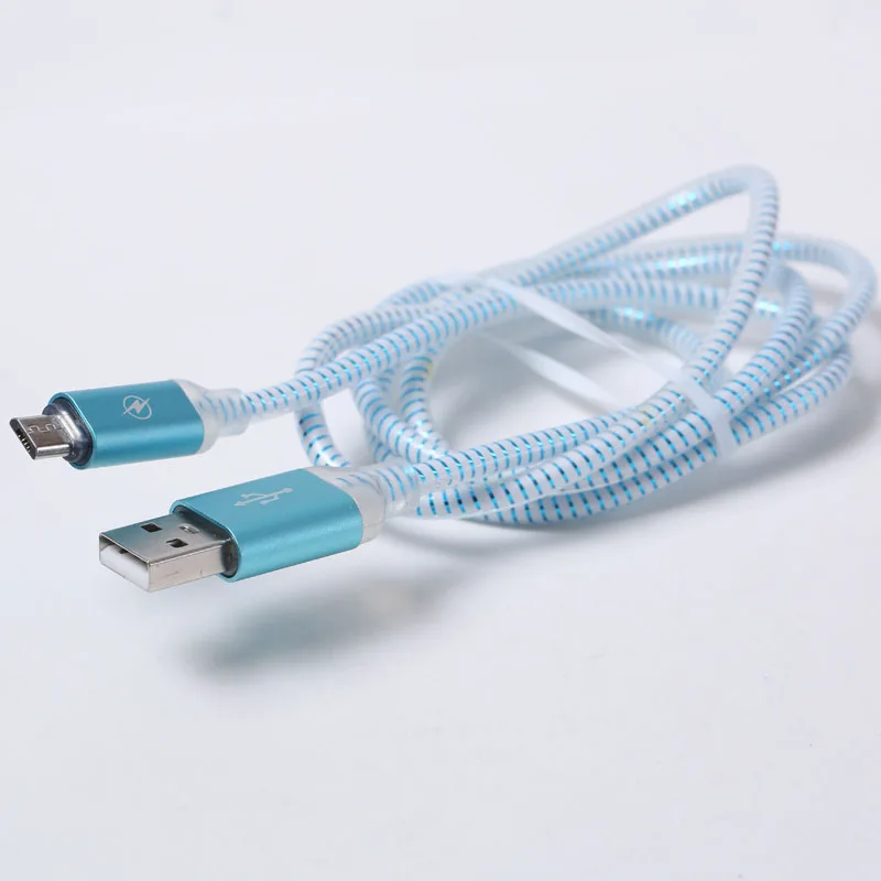 Оптовая продажа красочные светодиодные линии передачи данных для Iphone8 Быстрая