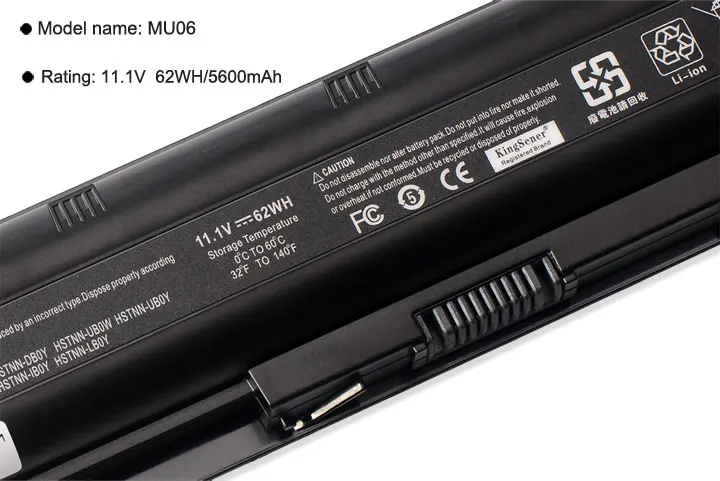 KingSener MU06 Батарея для hp pavilio G4 G6 G7 G42 CQ32 CQ42 CQ62 CQ72 DM4 HSTNN-CBOX HSTNN-Q60C HSTNN-CB0W MU06 MU09 DV6 DM4