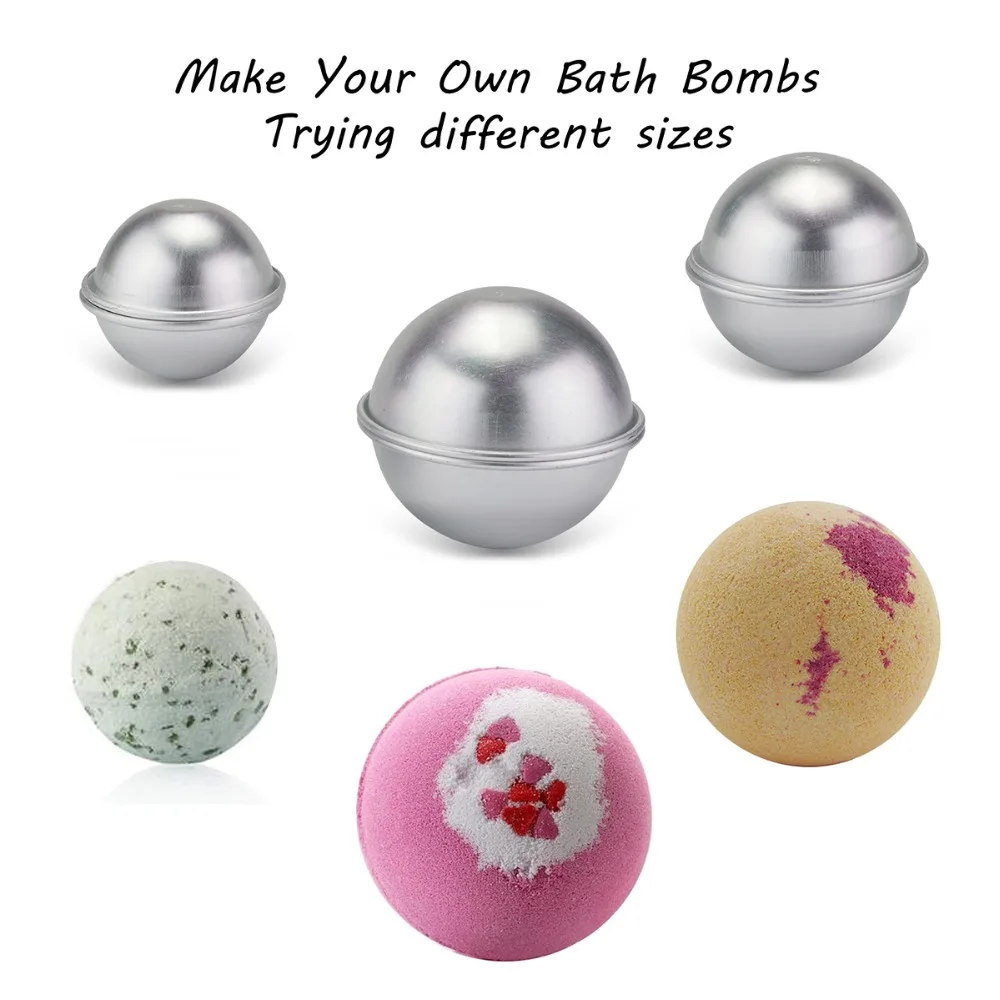 Новый 2 шт форма для бомбочек ванн шар Сфера из нержавеющей стали заваривания чая