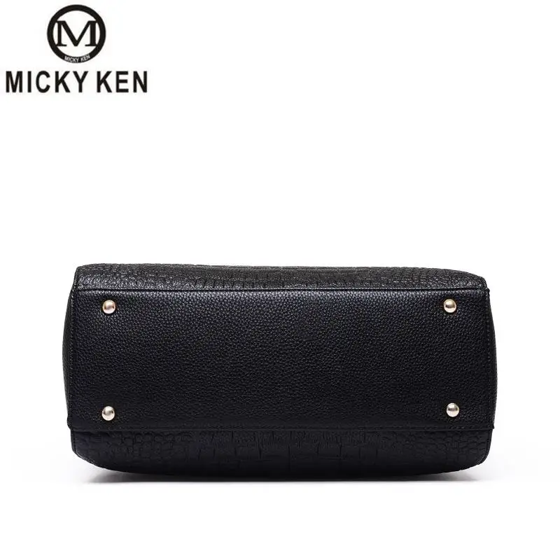 Женские сумки Micky Ken большие на плечо в стиле крокодила|Сумки с ручками| |