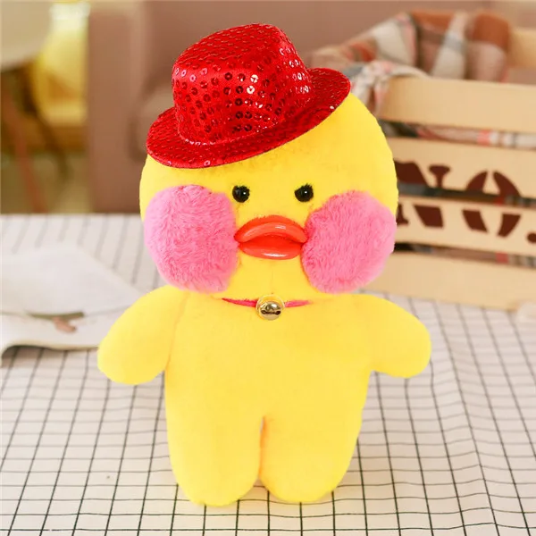 9 30 см Kawaii LaLafanfan кафе утка плюшевая игрушка мультяшная Милая Утка Мягкая кукла животные куклы детские игрушки подарок на день рождения для детей - Цвет: 9