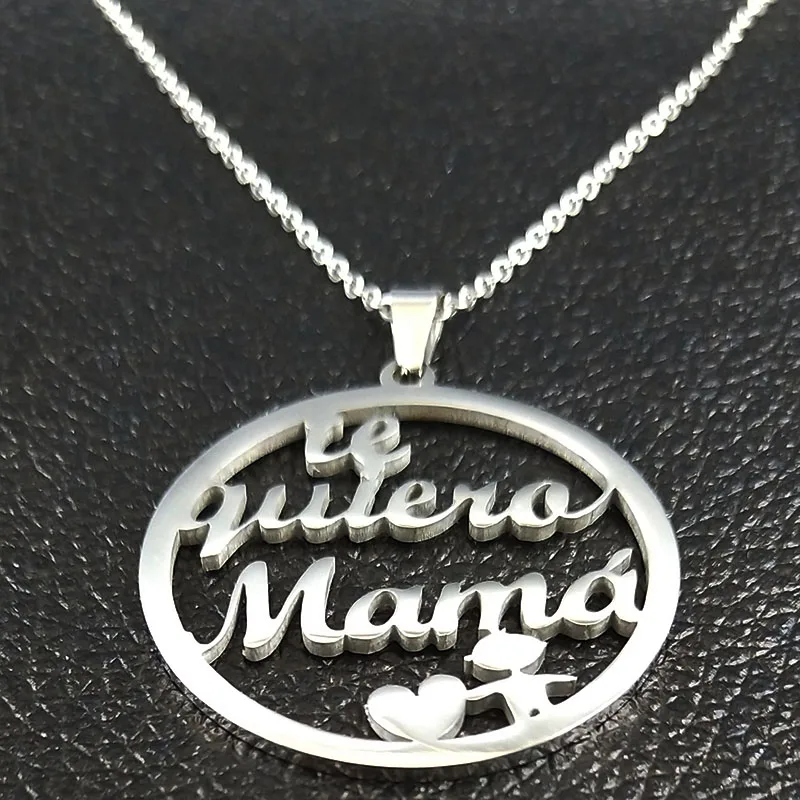 Женское Ожерелье из нержавеющей стали серебристое ожерелье на цепочке подарок