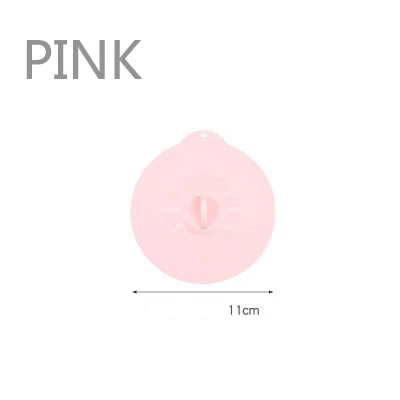 PINK-1 Крышка для кастрюли, силиконовая крышка, пробка для разлива, крышка для кастрюли, кухонные аксессуары, инструменты для приготовления пищи, кухонная посуда с цветами, кухонные гаджеты - Цвет: PINK-1