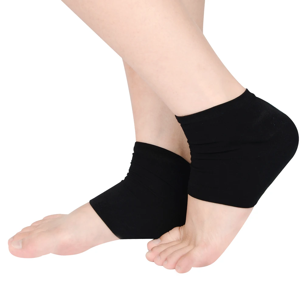 Elino Comfortable Gel Heel Socks Insole Cracked Foot Dry Hard Skin Protector for Whitening Soften Feet Care | Обувь