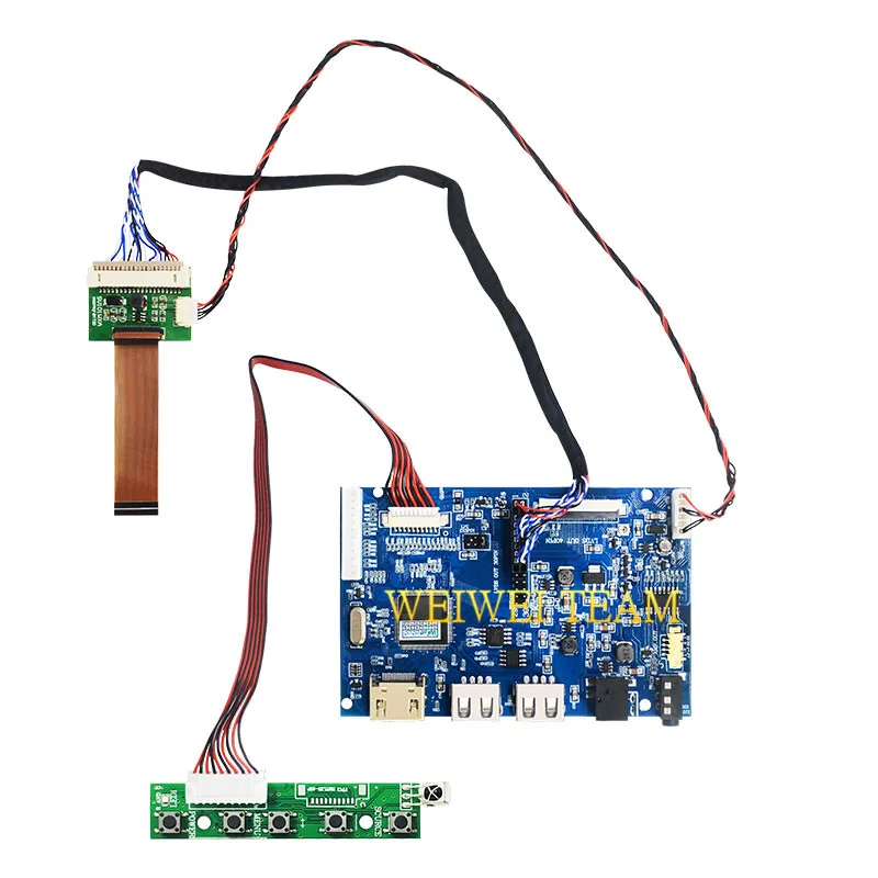 For Raspberry pi 3 B+ Screen 10.1'' Inch IPS LCD Display Panel 1280X800 TTL LVDS 40 Pins Controller Driver Board USB | Мобильные