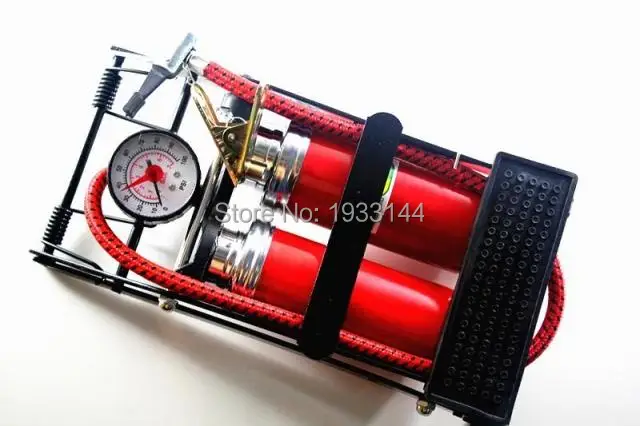 Автомобильный воздушный компрессор насос с двумя помпами для стайлинга