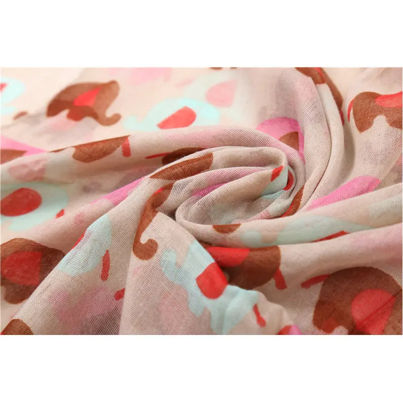 Маленький шарф в виде индийского слона богемный оригами слон тайские шарфы