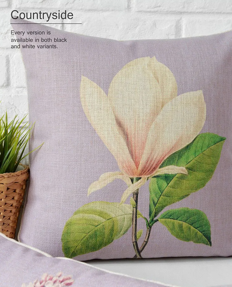 Евро Стиль французский кантри Лавандовая Подушка Чехол постельное белье с