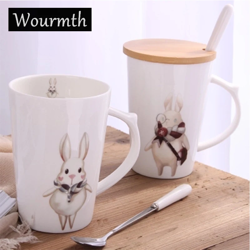WOURMTH 1 шт. кружки с животными Высокое качество керамическая чашка кофейная