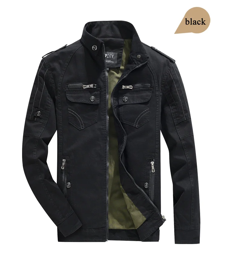 black Hiking jacket men Clothes Coat Military bomber men's jackets Tactical Outwear Breathable Light Windbreaker plus size jackets - Цвет: black