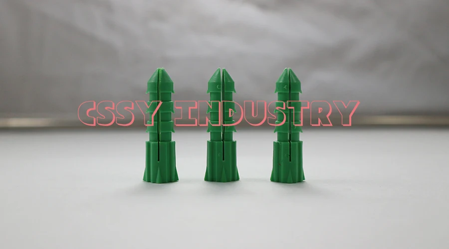 

2017 freeshipping expand nail 10x36mm plastic plug anchor PE material