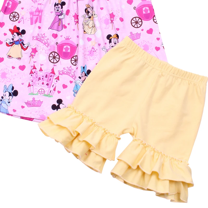 Детские изысканные наряды с изображением Минни Маус для девочек костюм