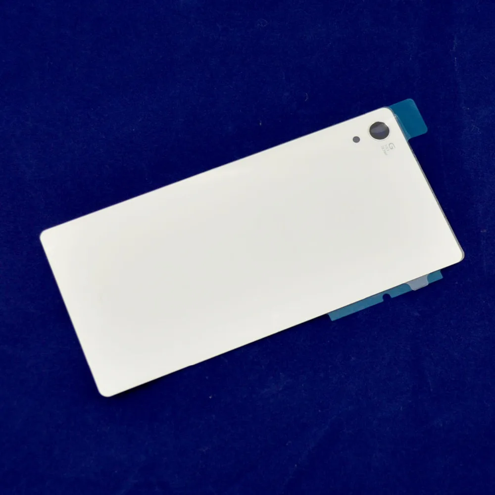 Белый для sony Xperia Z2 Задняя стеклянная L50W D6503 задняя крышка корпус Бесплатная