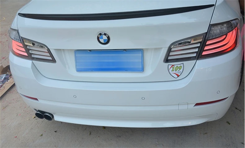 Спойлер HLONGQT из углеродного волокна для BMW 5 серии F10 F18 M5 2011 2017 высококачественные