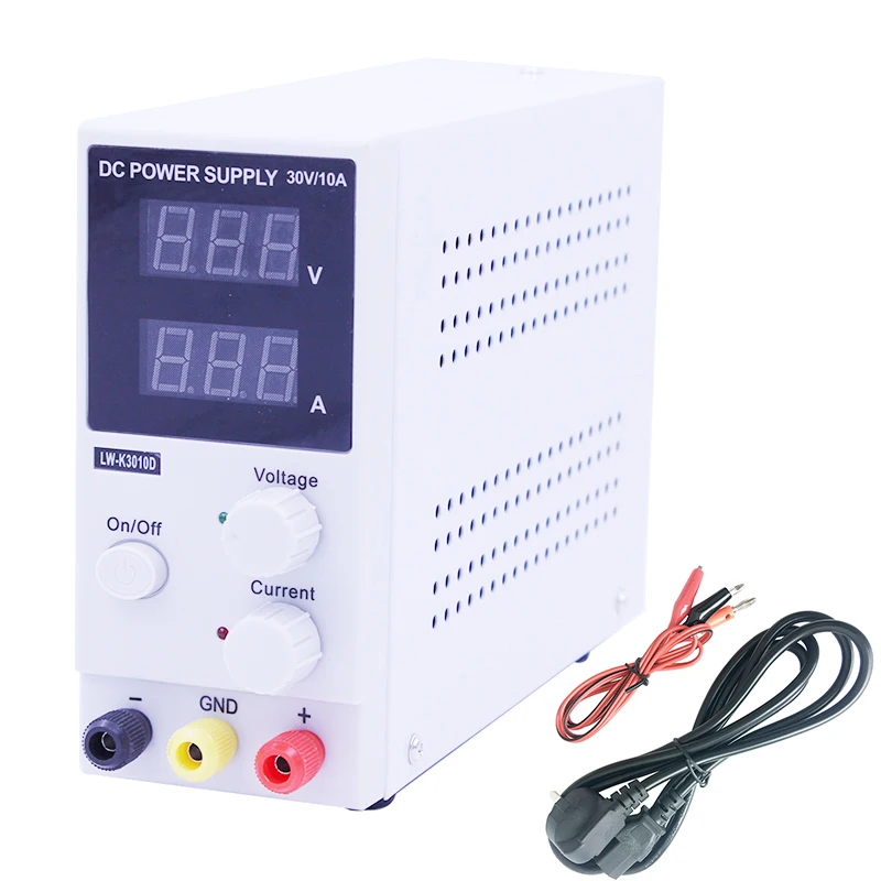 LW-K305D LW-K3010D 30В 10А светодиодный дисплей Регулируемый регулятор переключения постоянного тока источник питания для ремонта ноутбука
