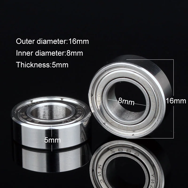50pcs 688ZZ Bearing 16x8x5mm Double Sheilded Bearings For Drift Board Sports Equipment Pulley Hardware Tool Accessories | Обустройство
