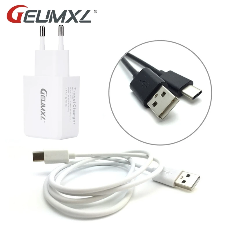 Сетевое зарядное устройство GEUMXL с европейской вилкой 2 4 А USB для Lenovo Tab 8 Plus OnePlus 5