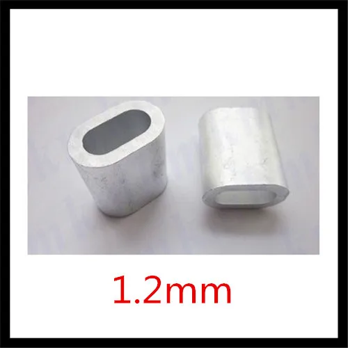 

1000PCS 1.2mm aluminum oval ferrule sleeves
