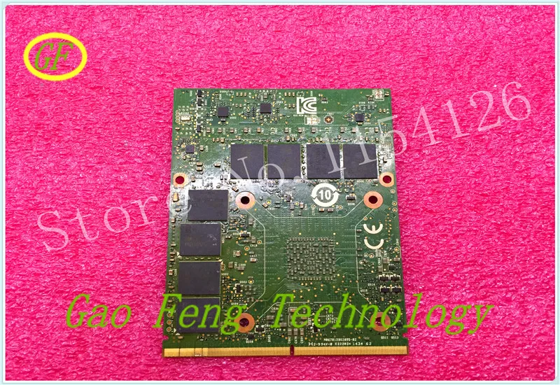 Оптовая продажа для MSI GT80 gt70 N16E GX A1 NVIDIA GeForce GTX980M GPU 8GB GDDR5 графическая карта MS 1W0H1 100%