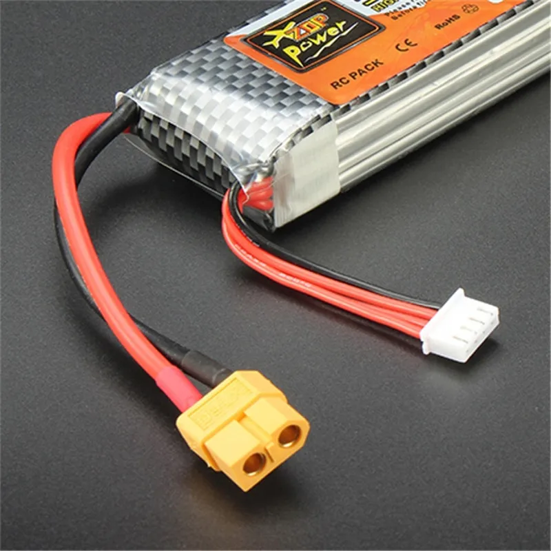 ZOP Power 11 1 В 1800 мАч 30C Lipo аккумуляторная батарея с Т-образным разъемом XT60 разъем для
