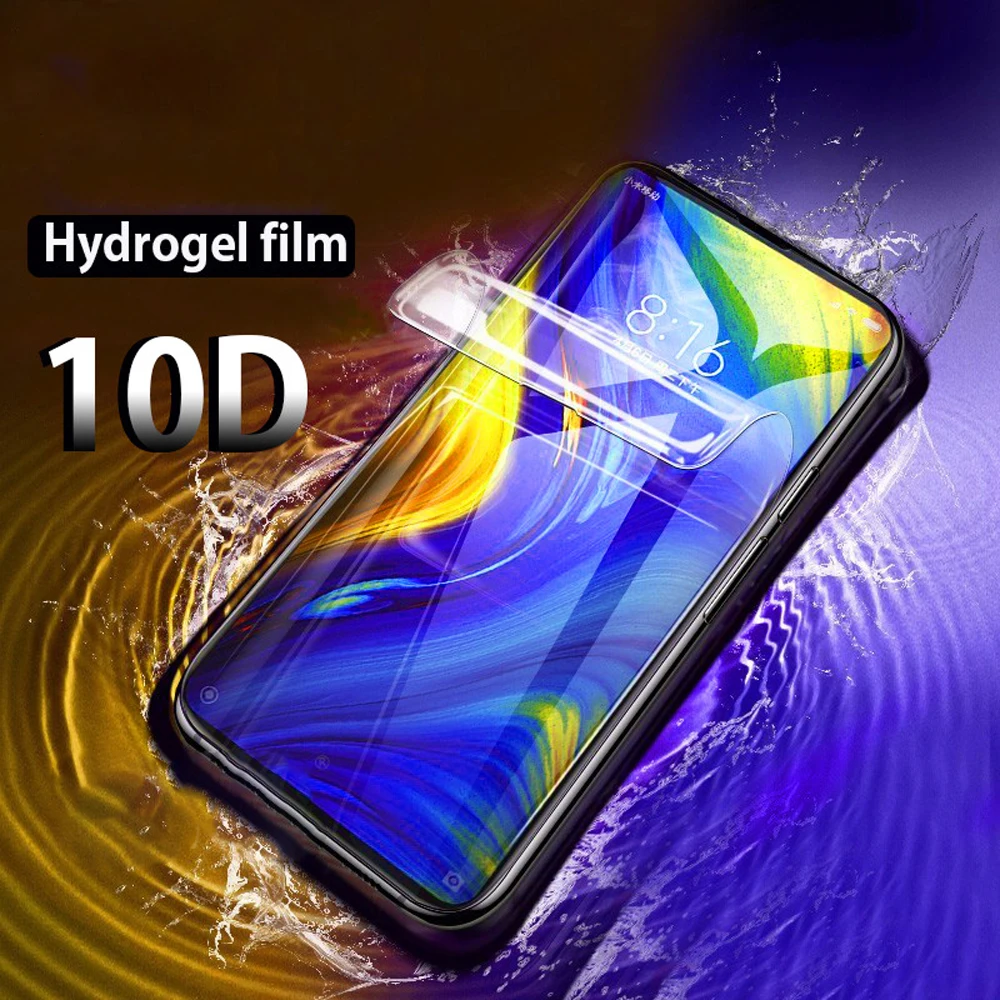 Гидрогелевая пленка с полным покрытием для xiaomi mi 9 se 8 lite pro 6 6x play Защитная экрана