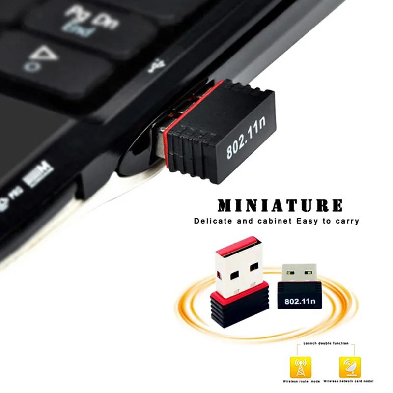 Мини 300 Мбит/с USB 2 0 WiFi беспроводной адаптер сетевой LAN карты 802 11 ngb Ralink MT7601 |