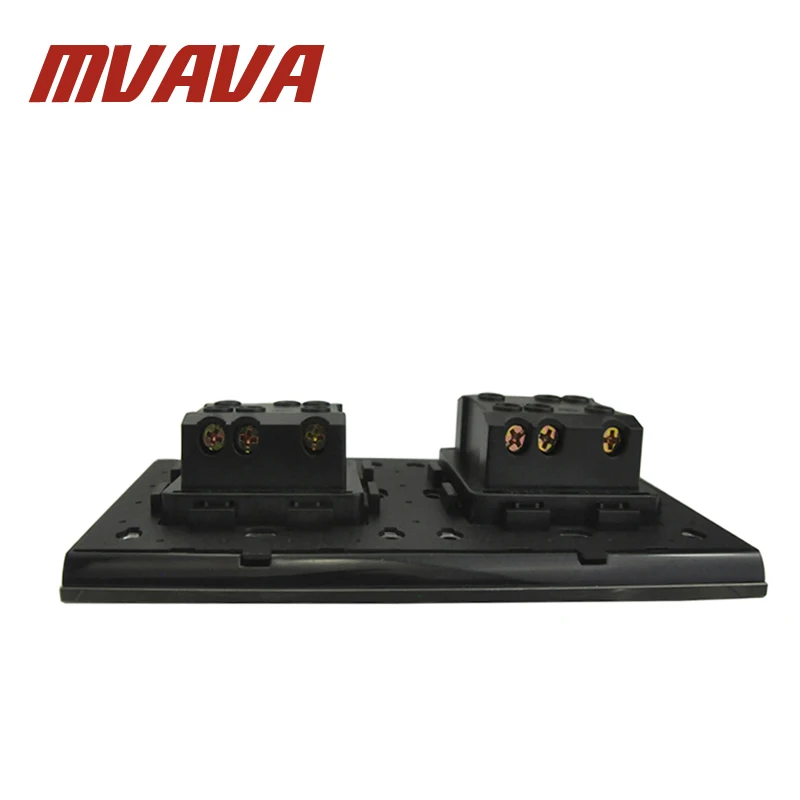 MVAVA роскошный настенный выключатель с бронзовой рамкой 16A 110 250 В декоративный 4