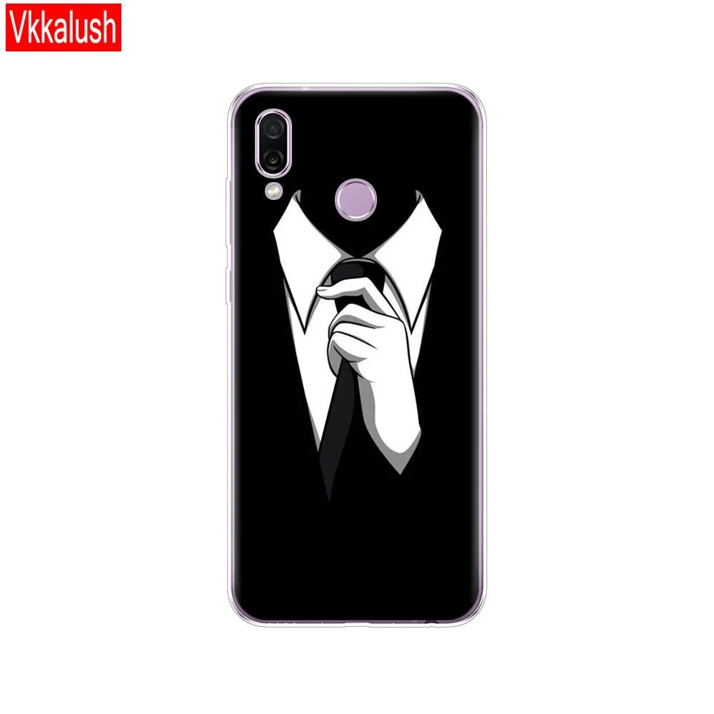 80054 Чехол для Honor Play, чехол 6,3 '', Мягкая силиконовая задняя накладка чехла из ТПУ для huawei Honor Play, чехол, чехлы, бампер - Цвет: 80054