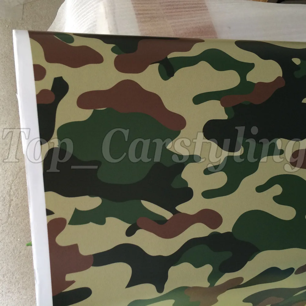 Виниловая автомобильная пленка в стиле милитари камуфляжная виде пузырьков