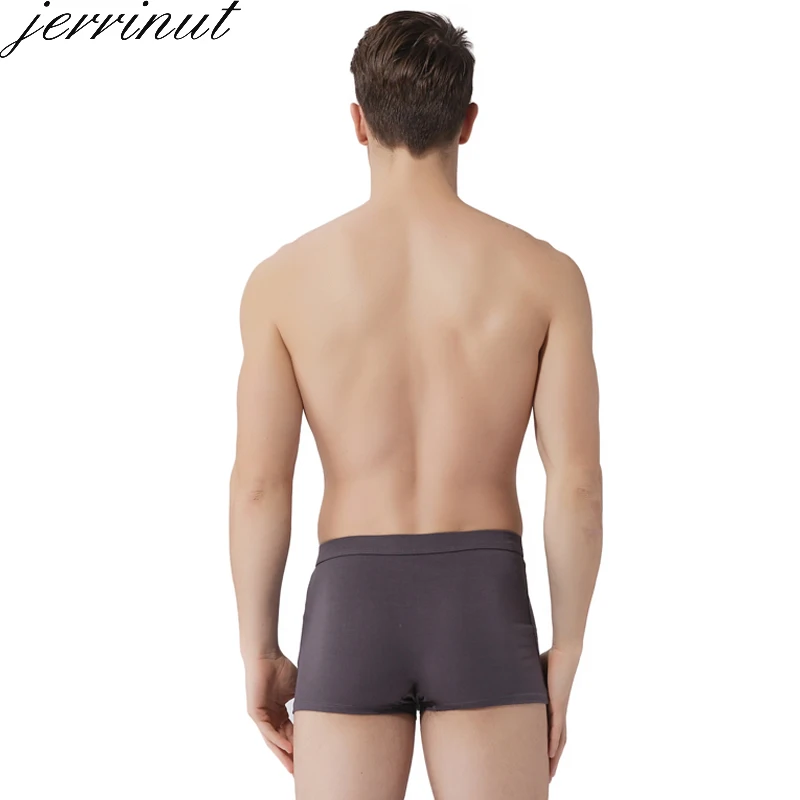 jerriunt 4Pcs/lot Mens Boxers Sexy Breathable Underwear Soft Men Solid Boxer Shorts Cueca Boxer Men XXL XXXL Male Boxer Panties трусы мужские мужские трусы нижнее белье трусы мужские боксеры боксеры мужские тр