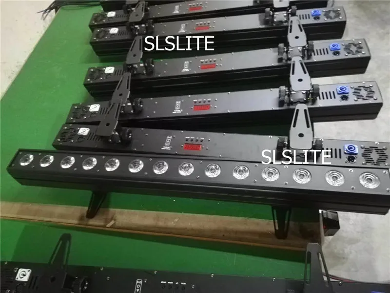 

4 шт./лот 14x12 Вт 6 цветов 14 шт. RGBWA УФ Tyanshine Светодиодная панель для мытья стен светодиодная Пиксельная длинная балка освещение не водонепроницаемый