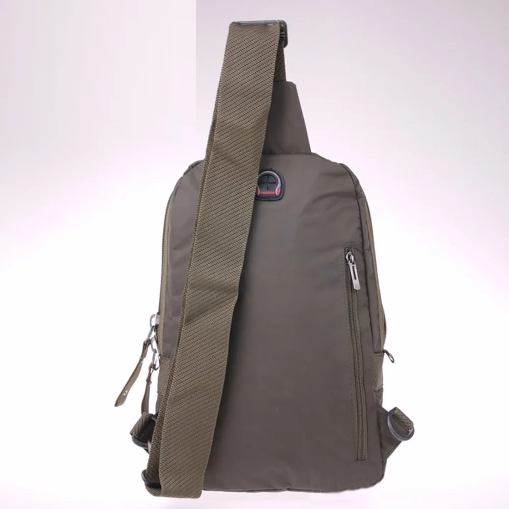 Мужской рюкзак из водонепроницаемой ткани Оксфорд нагрудная сумка мессенджер