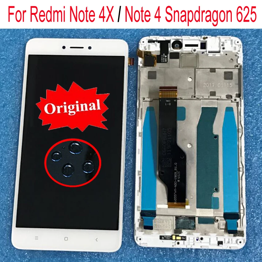 

Сменный сенсорный ЖК-экран, оригинальный для Xiaomi redmi note 4X note