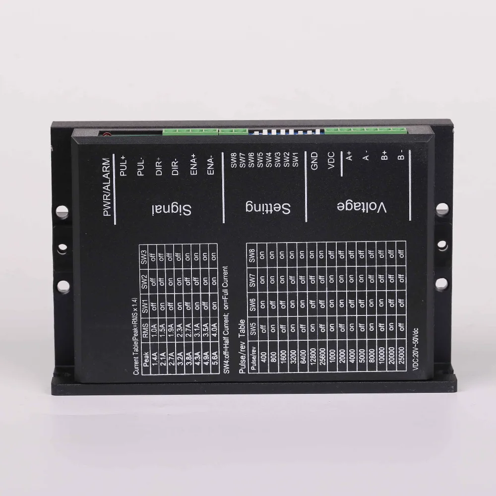 DC36V bldc драйвер двигателя цифровой DSP контроль 5.6A Драйвер шагового MC556E для 57/86 мм