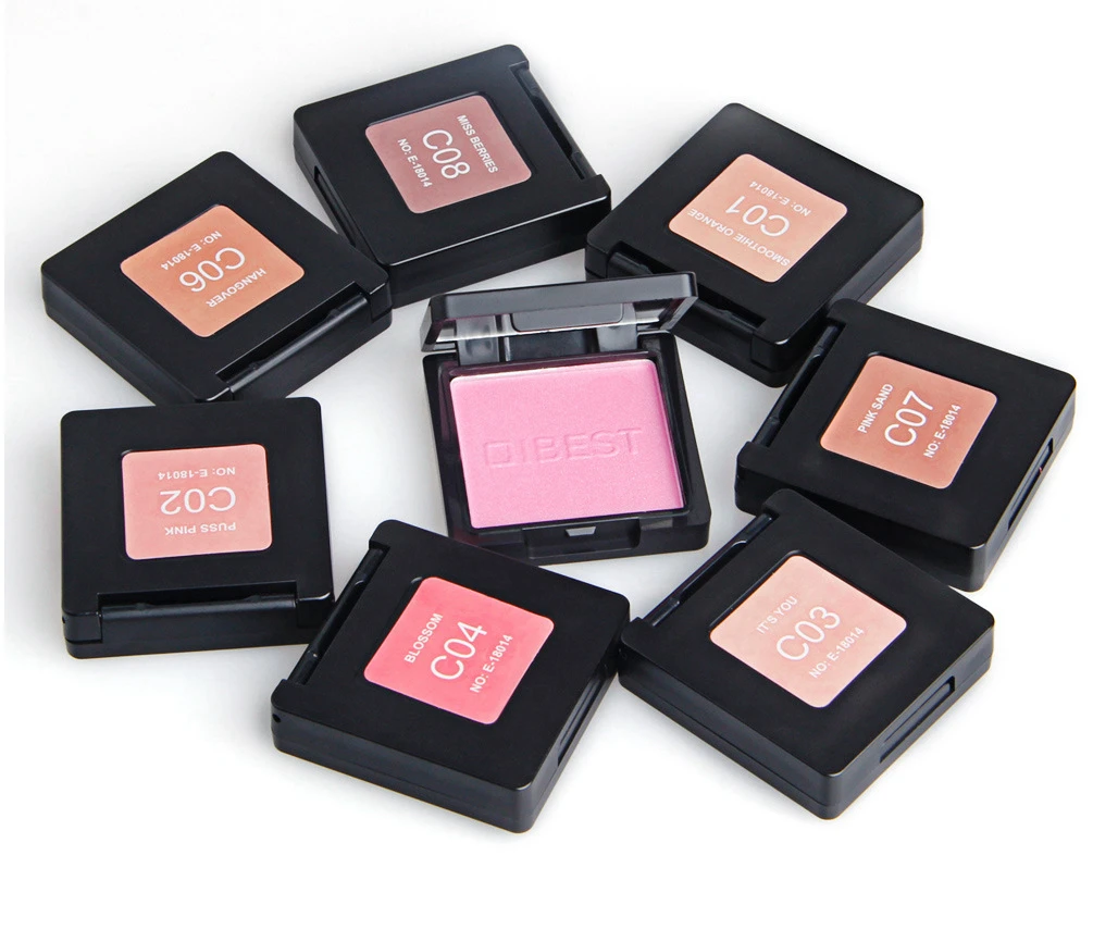 6 цветов Румяна для лица матовый макияж стойкий натуральный контур щек пудра