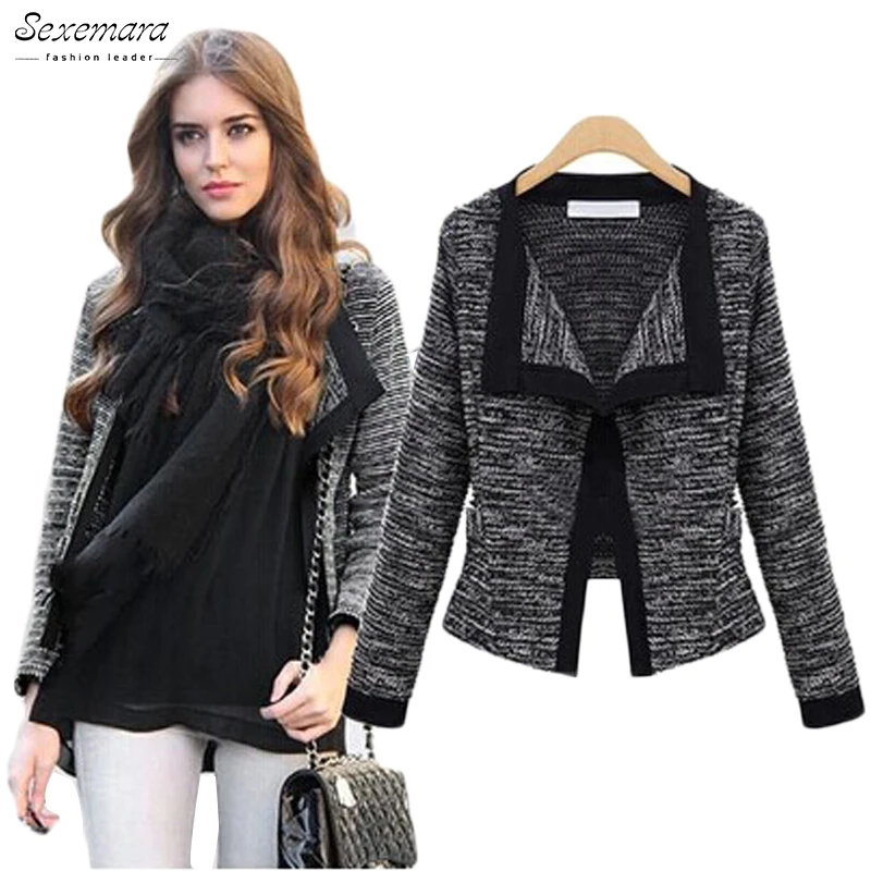 Новый европейский стиль куртка бомбер с длинными рукавами и отложным воротником