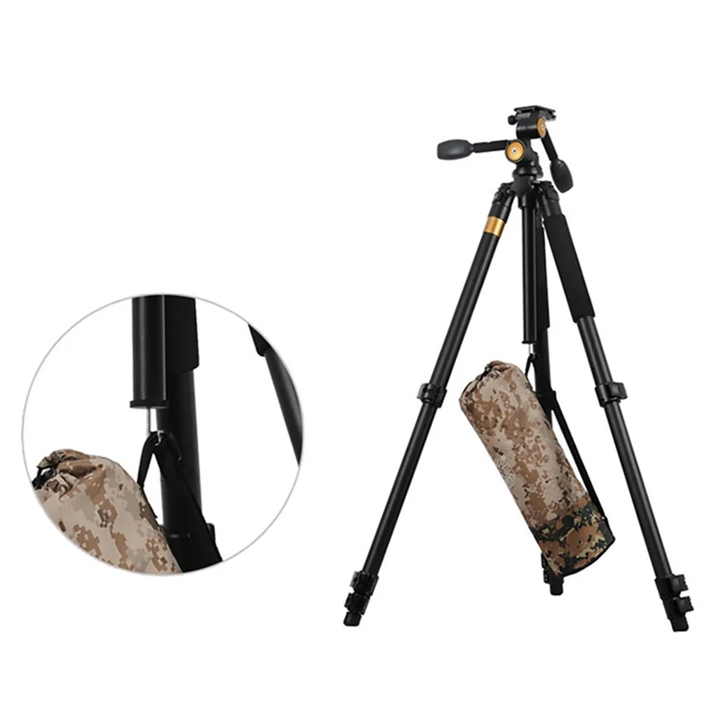 QZSD Q620 профессиональная DSLR видеокамера штатив + панорамная головка стабильная