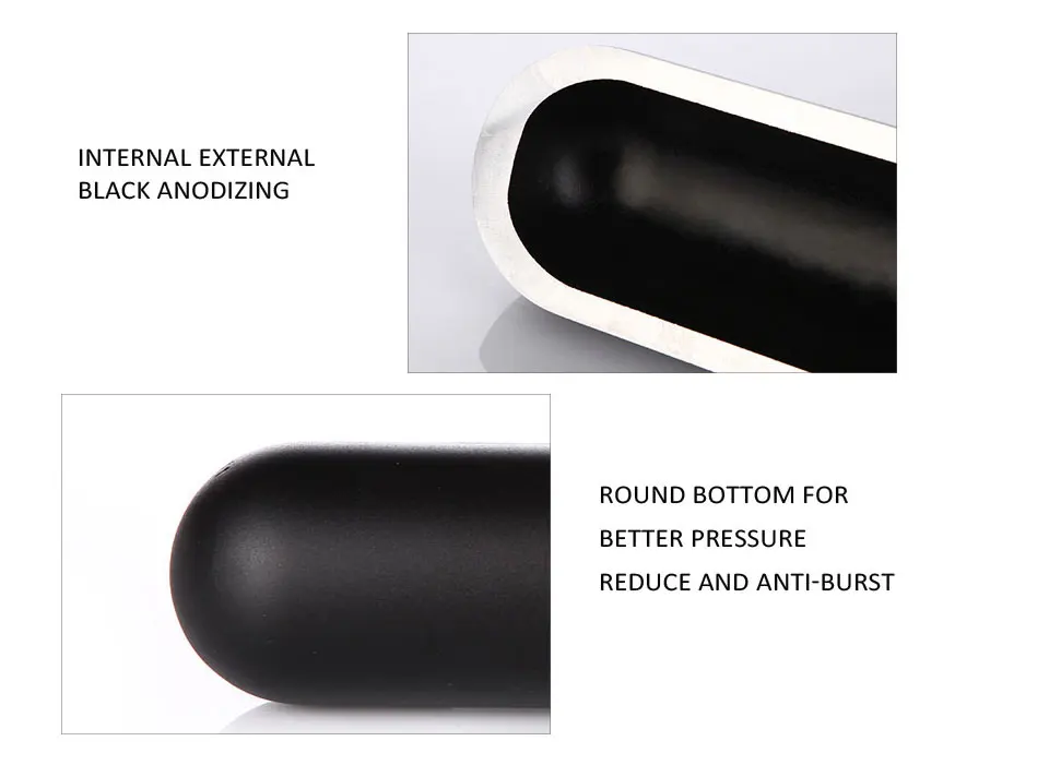 PCP Пейнтбол HPA бак круглое дно алюминиевые цилиндры M18 0.20L/0.30L/0.35L/0.45L