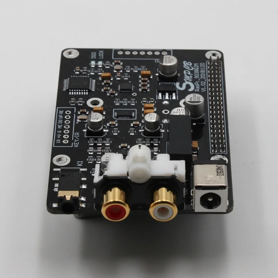 ES9038q2m DAC декодер цифровое вещание сетевой плеер для Raspberry Pi 3B B + I2S 32bit 384K DSD128 PCM384KMHZ