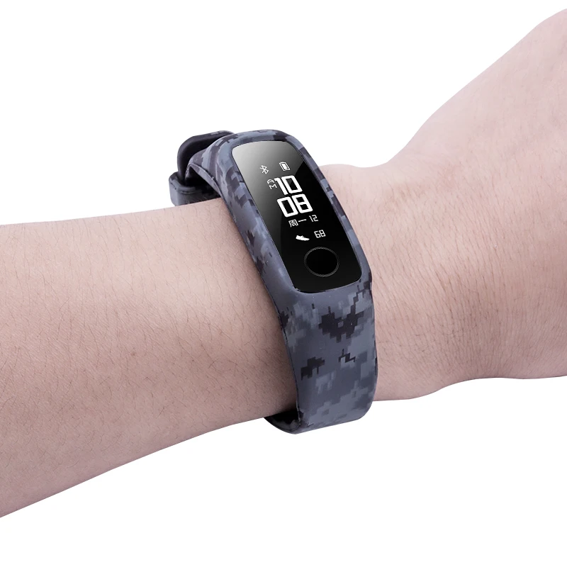 Ремешок силиконовый для HONOR BAND 5 4 3 спортивный браслет часов 4|Смарт-аксессуары| |