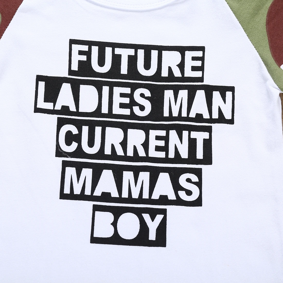 Emmababy 2019 New Brand Mother's Day Infant Kid Baby Boy Tops Vest Shorts Camos Outfit Clothes Set |