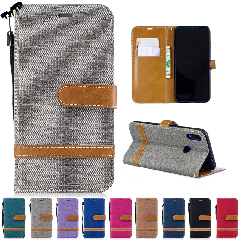 Кожаный чехол книжка для телефона Xiaomi Redmi Note 7 M1901F7G M1901F7H / MZB7411IN MZB7264IN MZB7412IN