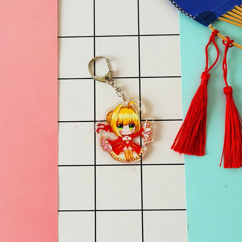 13 видов игры Fate/Grand заказ акриловый брелок FGO Kawaii милый персонаж Модель косплей