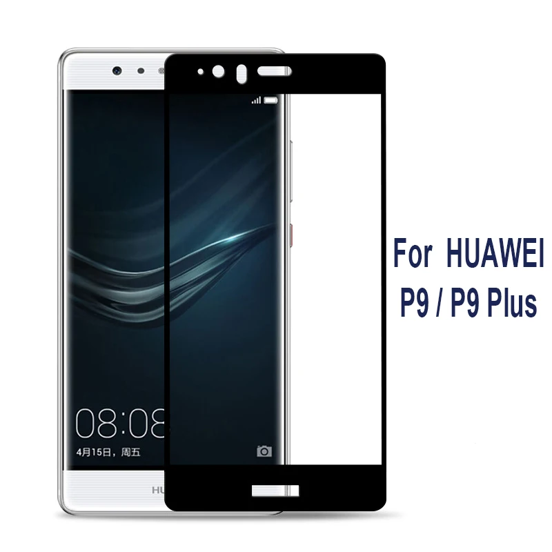 3D закаленное Стекло для huawei P9 с уровнем твердости 9 H полное покрытие Экран