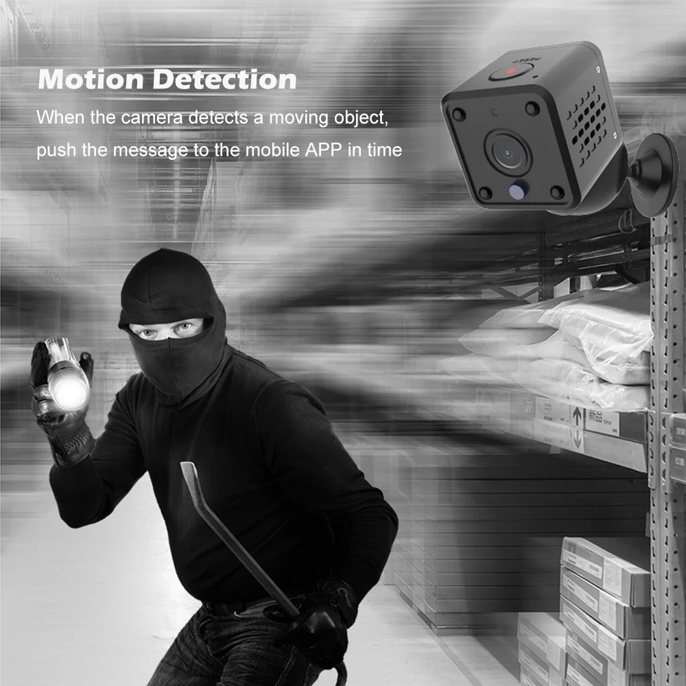 Tuya Wifi камера 1080P умный дом Безопасность детский монитор 140 градусов широкий угол беспроводной мини IP камера Встроенный аккумулятор IPCAM