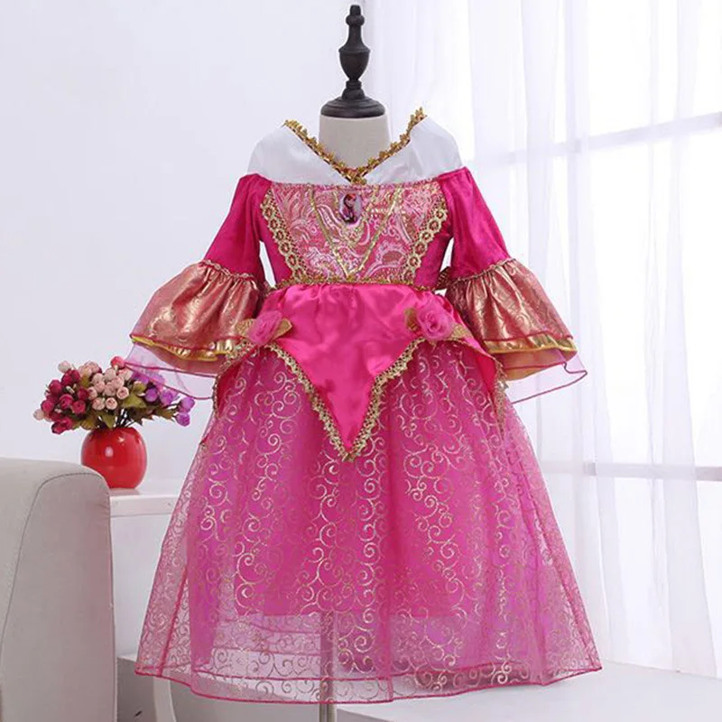 Children Artist Program Dresses Cartoon Princess Style Clothing For Girls Art Photos Fashion Dress Infanty Vestido | Детская одежда и