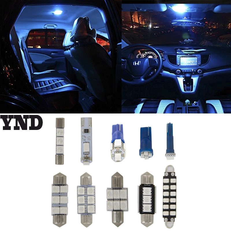 7x Fit 2006 2009 Honda Civic Sedan Coupe 8th 9th Gen светодиодный фонарь для интерьера посылка|led interior